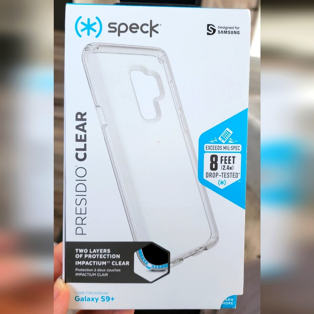 Speck Presidio Clear Phone Case Cover Galaxy S9+